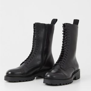 Vagabond Kenova Lace up combat boots black 40 10!